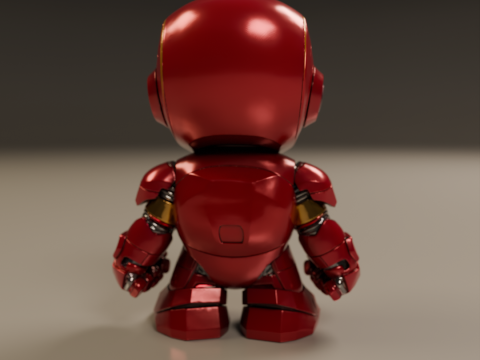 Baby iron man 3D 打印模型