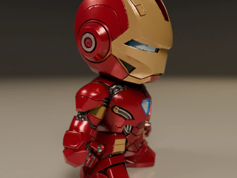 Baby iron man 3D Print Model