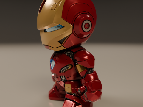 Baby iron man 3D 打印模型