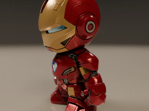 Baby iron man 3D Print Model