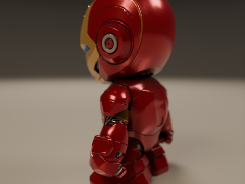 Baby iron man 3D 打印模型