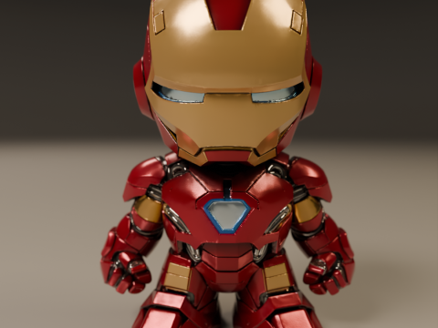 Baby iron man 3D 打印模型