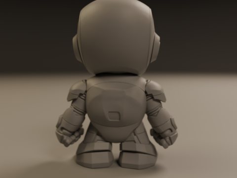 Baby iron man 3D 打印模型