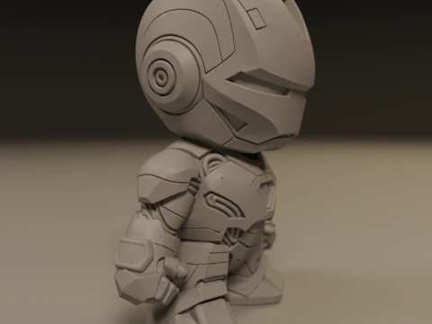 Baby iron man 3D Print Model