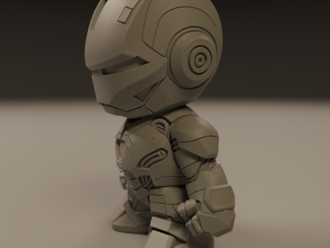 Baby iron man 3D 打印模型