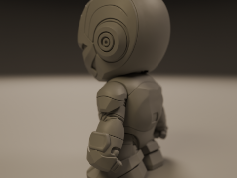 Baby iron man 3D 打印模型