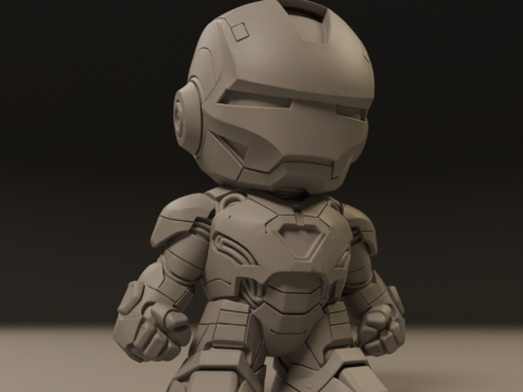 Baby iron man 3D 打印模型