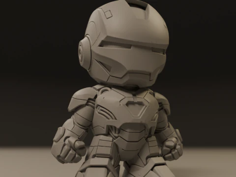 Baby iron man 3D Print Model