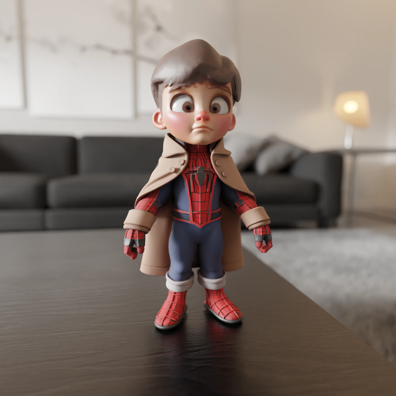 Child spider 3D Print Model .c4d .max .obj .3ds .fbx .stl .blend 