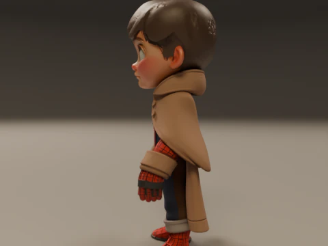 Child spider 3D Print Model