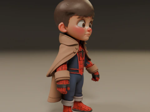 Child spider 3D Print Model