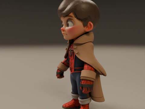 Child spider 3D Print Model