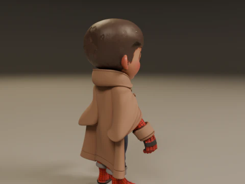 Child spider 3D Print Model