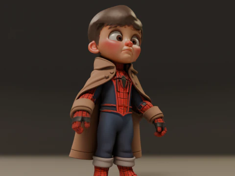 Child spider 3D Print Model