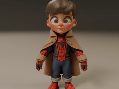 Child spider 3D Print Model