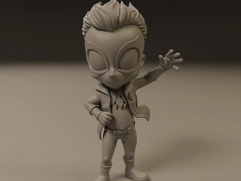 Punk child spider 3D Print Model