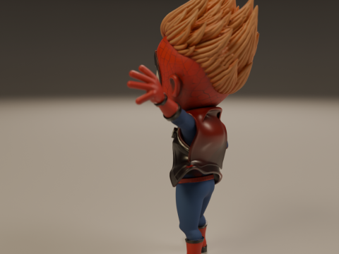 Punk child spider 3D 프린트 모델
