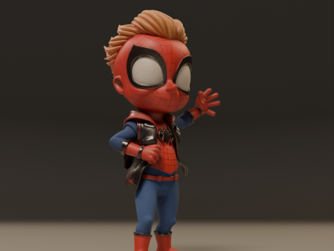 Punk child spider 3D 프린트 모델