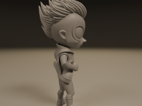 Punk child spider 3D 프린트 모델
