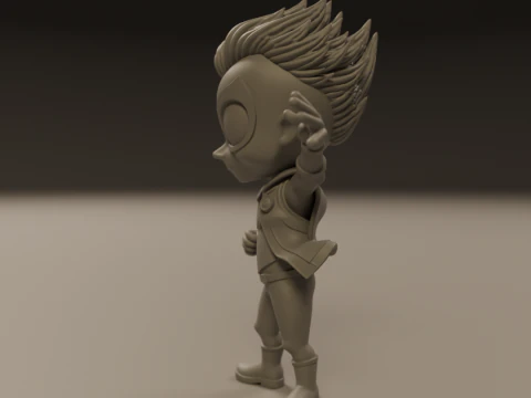 Punk child spider 3D Print Model