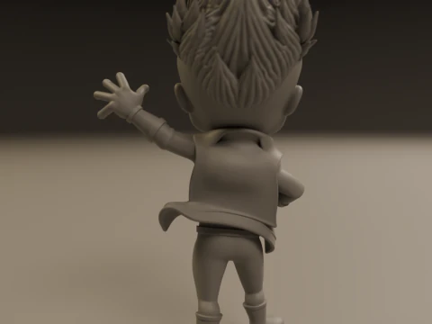 Punk child spider 3D Print Model