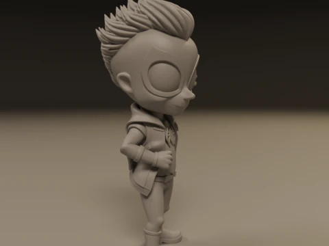 Punk child spider 3D Print Model