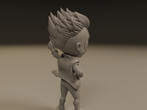 Punk child spider 3D 프린트 모델