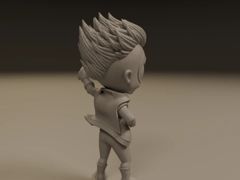 Punk child spider 3D Print Model