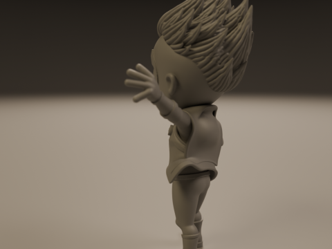 Punk child spider 3D 프린트 모델