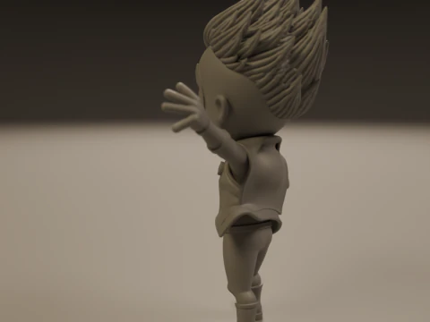 Punk child spider 3D Print Model