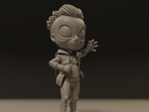 Punk child spider 3D 프린트 모델