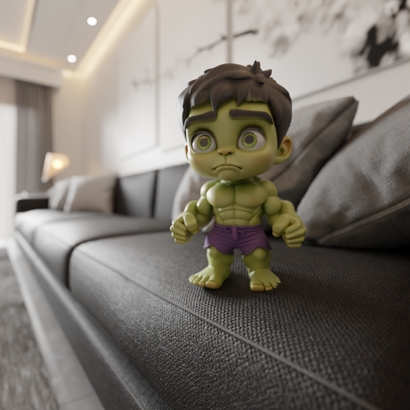 Child hulk Modelo de impresión 3D .c4d .max .obj .3ds .fbx .stl .blend
