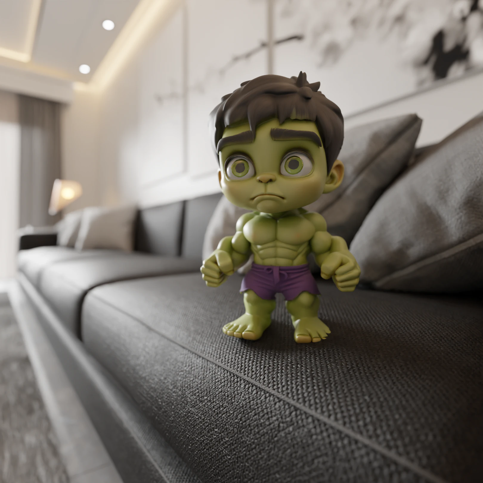 Child hulk 3D Print Model .c4d .max .obj .3ds .fbx .stl .blend 