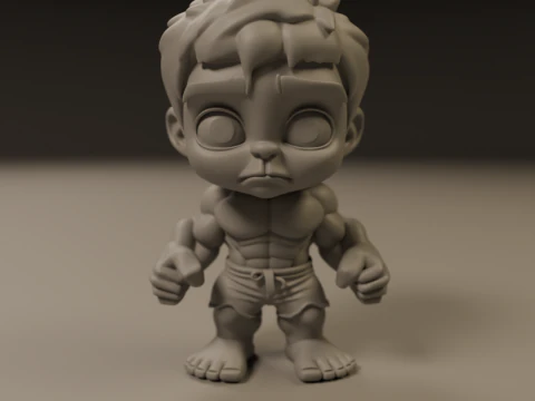 Child hulk 3D Print Model