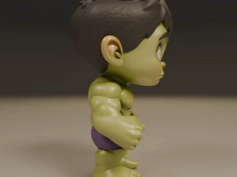 Child hulk 3D Print Model