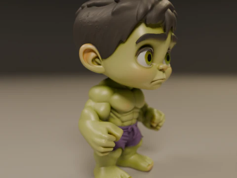 Child hulk 3D Print Model