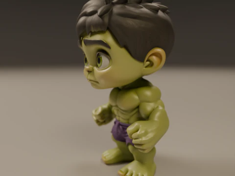 Child hulk 3D Print Model