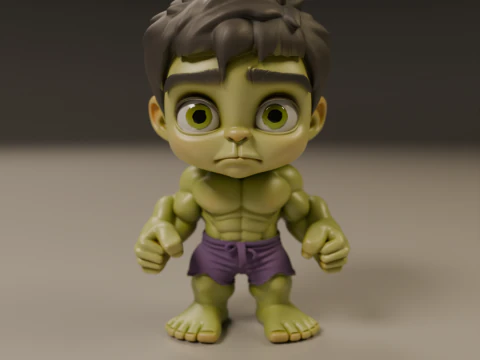 Child hulk 3D Print Model