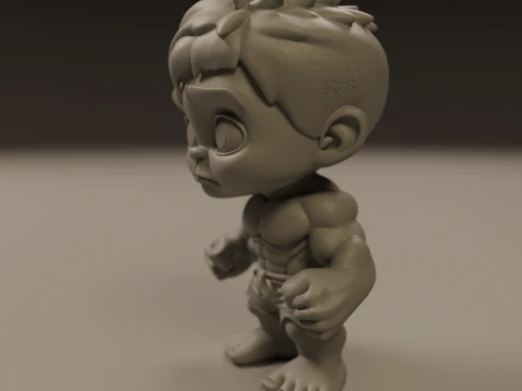 Child hulk 3D Print Model