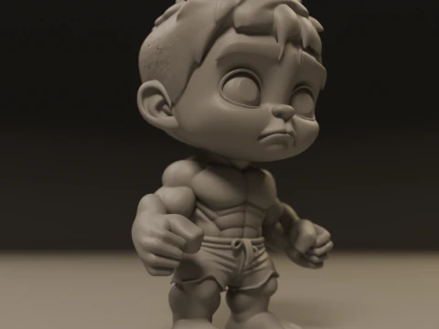 Child hulk 3D Print Model