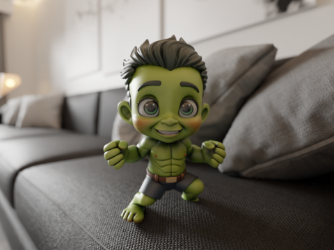 Child hulk 3D Print Model