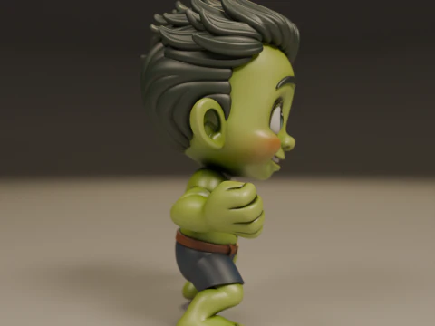 Child hulk 3D Print Model