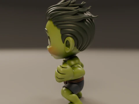 Child hulk 3D Print Model