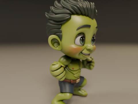 Child hulk Modelo de Impressão 3D