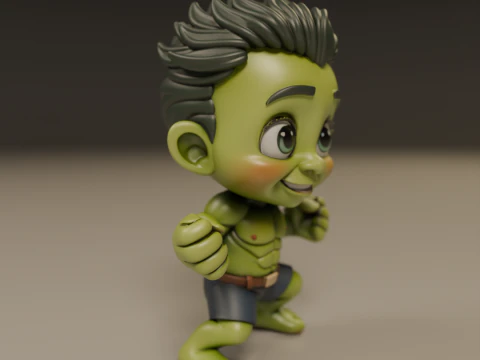 Child hulk 3D Print Model