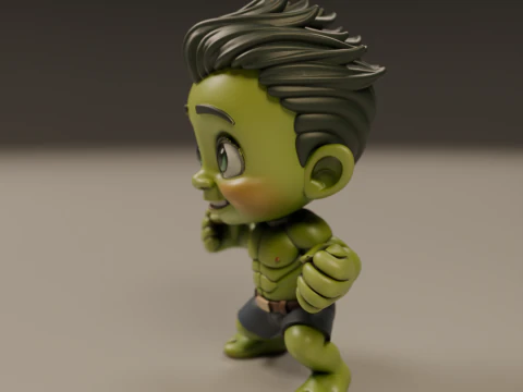 Child hulk 3D Print Model