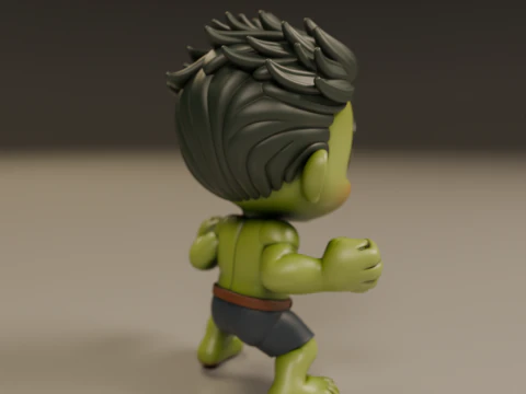 Child hulk 3D Print Model