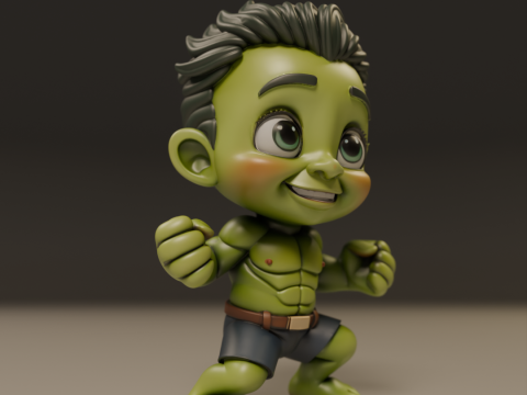 Child hulk Modelo de Impressão 3D
