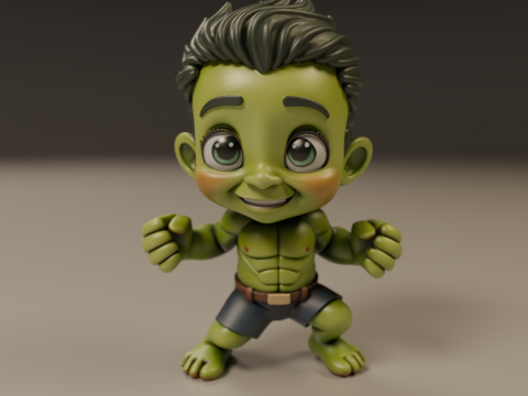 Child hulk Modelo de Impressão 3D