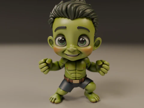 Child hulk 3D Print Model
